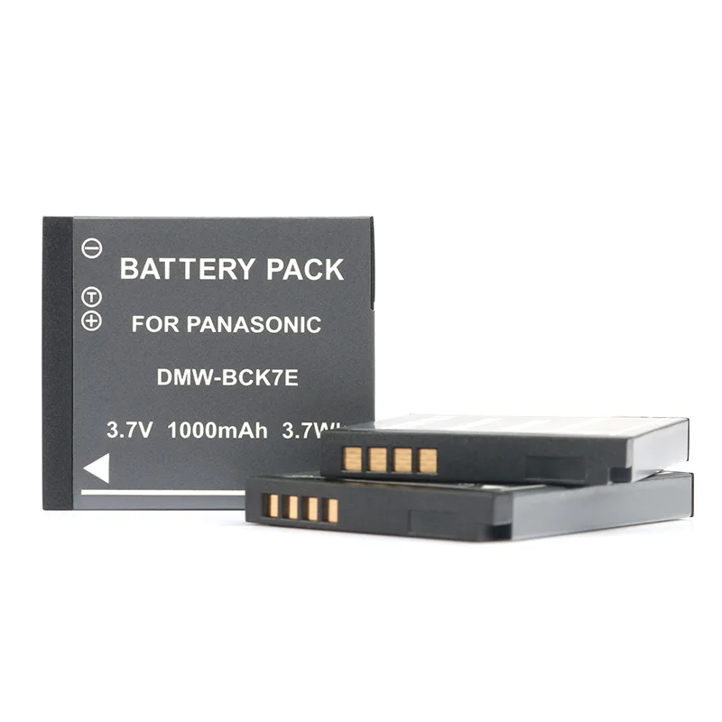 LANFULANG DMW-BCK7E BCK7E Камера Батарея для цифрового фотоаппарата Panasonic DMC-S1 DMC-S2 DMC-S3 DMC-S5 DMC-SZ02 DMC-SZ1 DMC-SZ5 DMC-SZ7 - Цвет: 3PC Battery