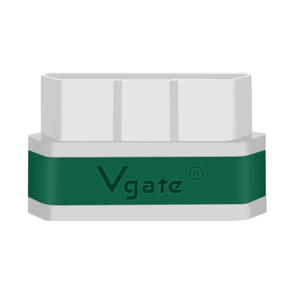 Vgate iCar2 OBDII считыватель кодов iCar2 для obd2 протоколов Bluetooth версии 3,0 Поддержка Android/Windows системы OBDII - Цвет: White and Green