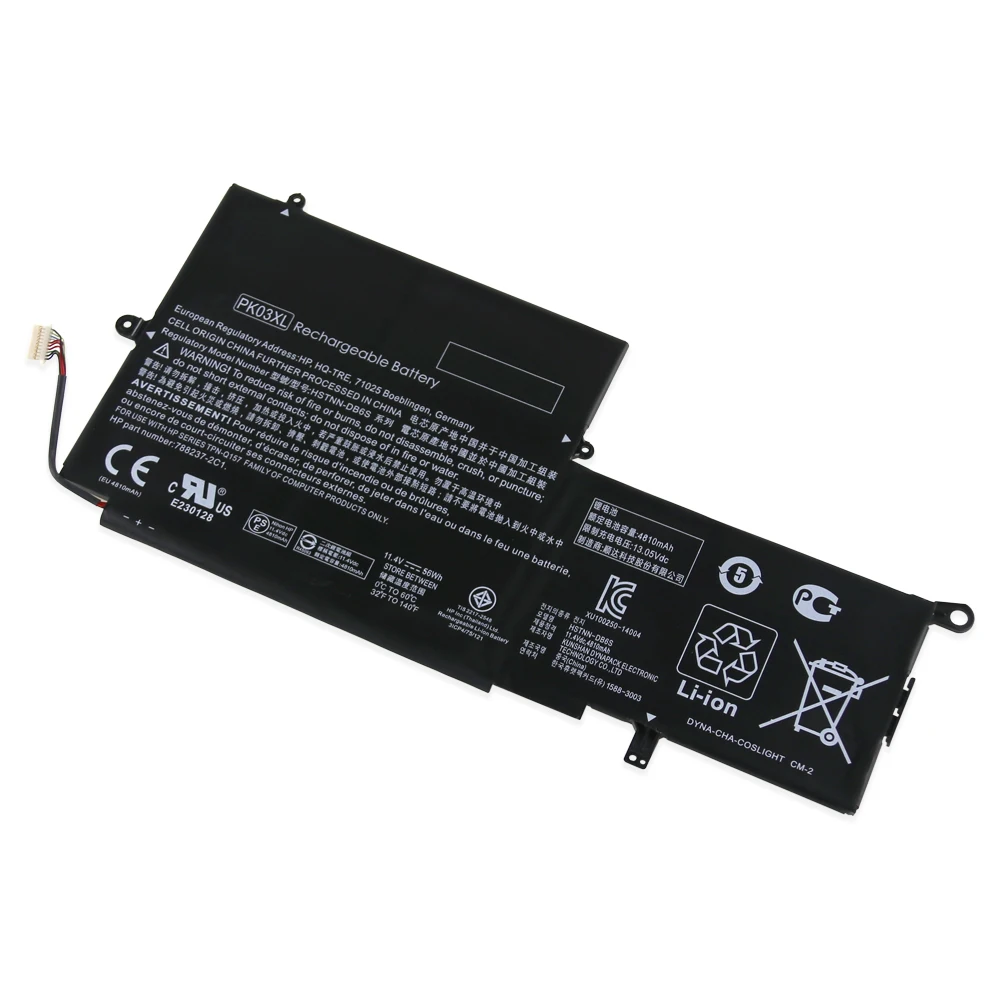 Kede 11,4 V 56wh PK03XL аккумулятор для ноутбука hp Spectre Pro X360 Spectre 13 PK03XL HSTNN-DB6S 6789116-005