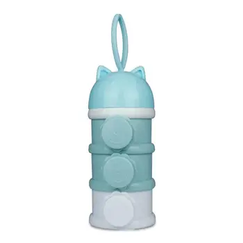 

Independent Single-layer Design Creative Cartoon Baby Three-layer Milk Powder Box Portable Side Open Milk Powder Snack Box