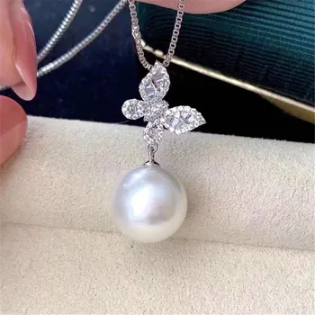 

S925 Sterling Silver Material Pendant Clasp Pearl Pinch Clip Bail Pendant Connectors Bail Beads Jewelry Findings Accessories