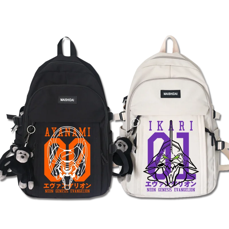 Shogoki EVA 01 00 02 Casual Print Backpack Ayanami Ikari Langley School  Bag| | - AliExpress