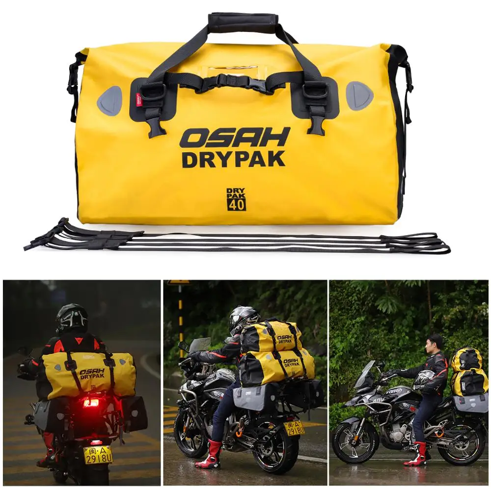 Final sangrado fábrica Motorcycle Travel Dry Bag Waterproof Duffle Bag Osah Drypak Moto  25l/40l/60l Motorbike Motocross Motorcycle Rear Seat Tail Bag - Bags &  Luggage - AliExpress