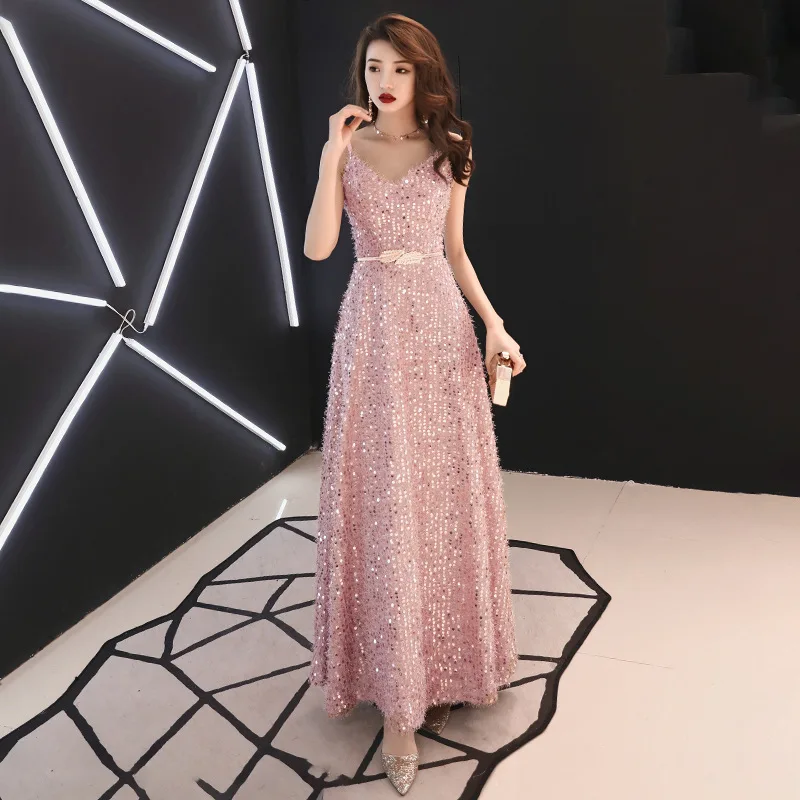 Женское платье смокинг Vestido Longo De Formatura новинка зимы 2020 вечерние платья на