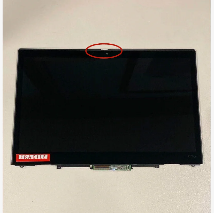 Для lenovo X1 YOGA 3rd Gen(20LF) 14,0 ''QHD lcd светодиодный кодирующий преобразователь сенсорного экрана в сборе рамка