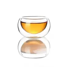 6 шт. креативная термостойкая стеклянная чашка с двойными стенками, высококачественные модные кружки для чая, кофе, сока, посуда для напитков, кунг-фу, Цветочная чайная чашка