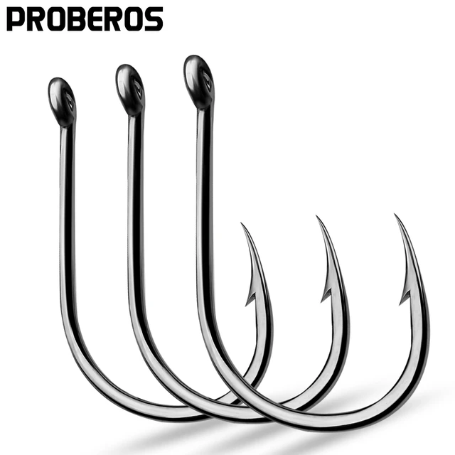 Proberos Fishing Hook, Black Hooks Fishing