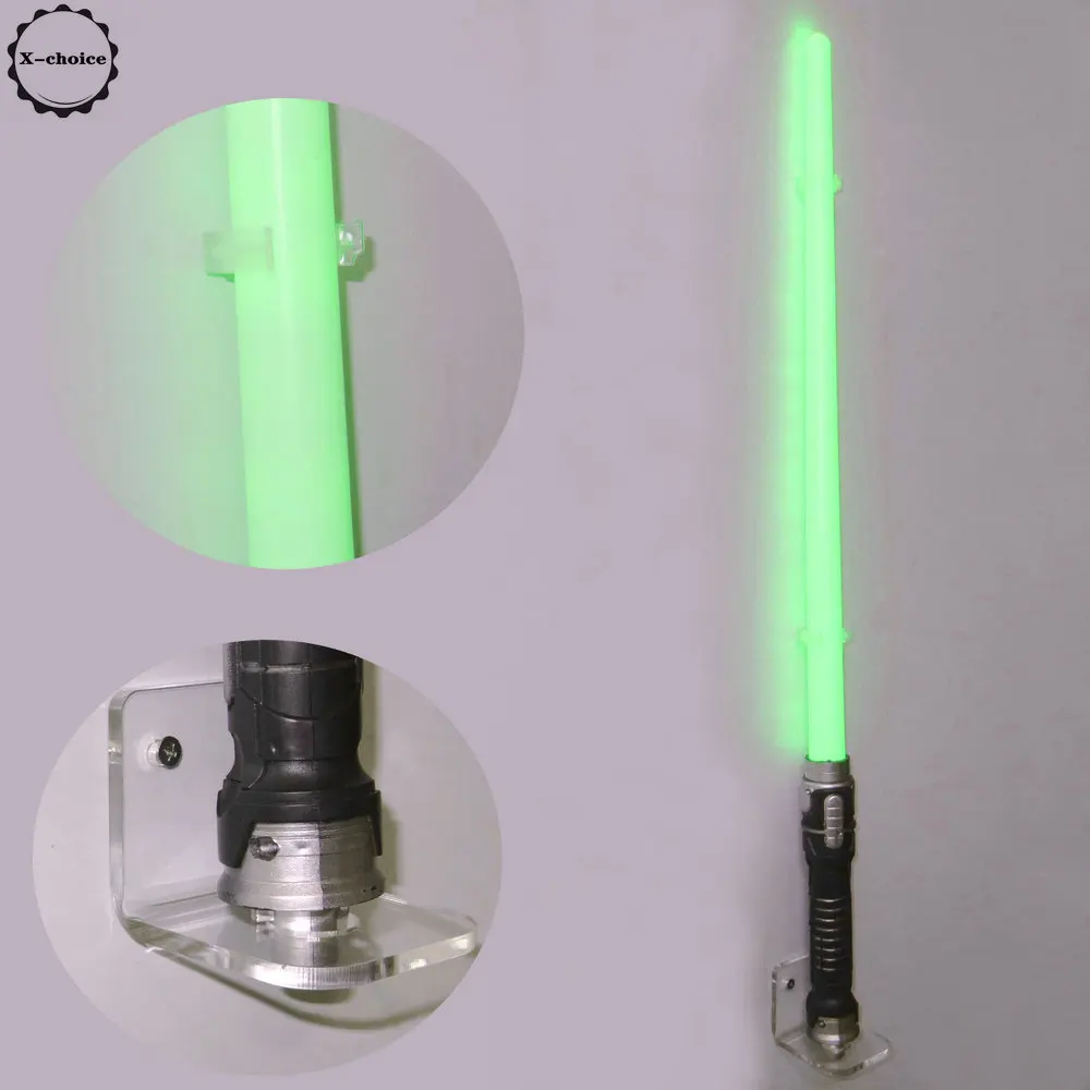 SABER STAND Lightsaber Wall Mounts Stand for Lightsaber Force FX  CLEAR TOP 