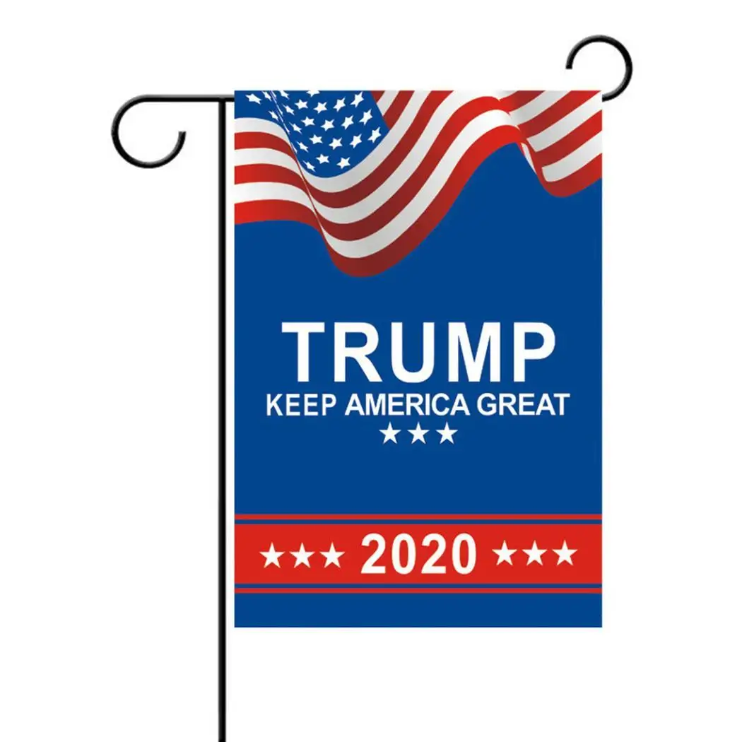30 X 45cmtrump Flag Garden Banner Campaign 12 Types As Picture