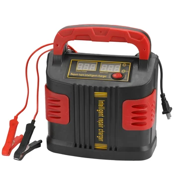 

350W 12V/24V 200mAh Portable Electric Car Emergency Charger Intelligent ABS LCD Battery Charge 2 Modes Circuit Protection 2019