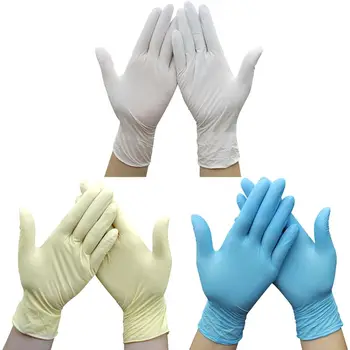 

10 Pairs Industrial Disposable Gloves Latex Free Non Sterile Mittens