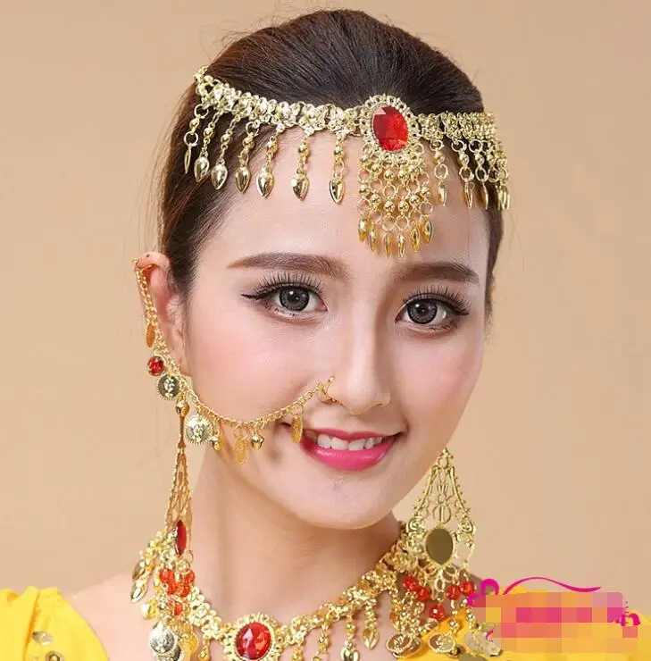 Украшение для волос повязка индийская бижутерия аксессуары танца живота