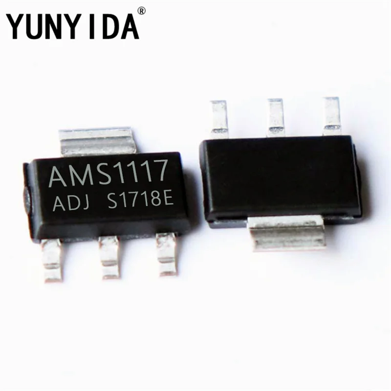 20pcs Voltage Regulator IC AMS1117-3.3V SOT-223 AMS1117-1.2V AMS1117-1.5V AMS1117-2.5V AMS1117-1.8V AMS1117-ADJ AMS1117-5.0V voltage regulator ic