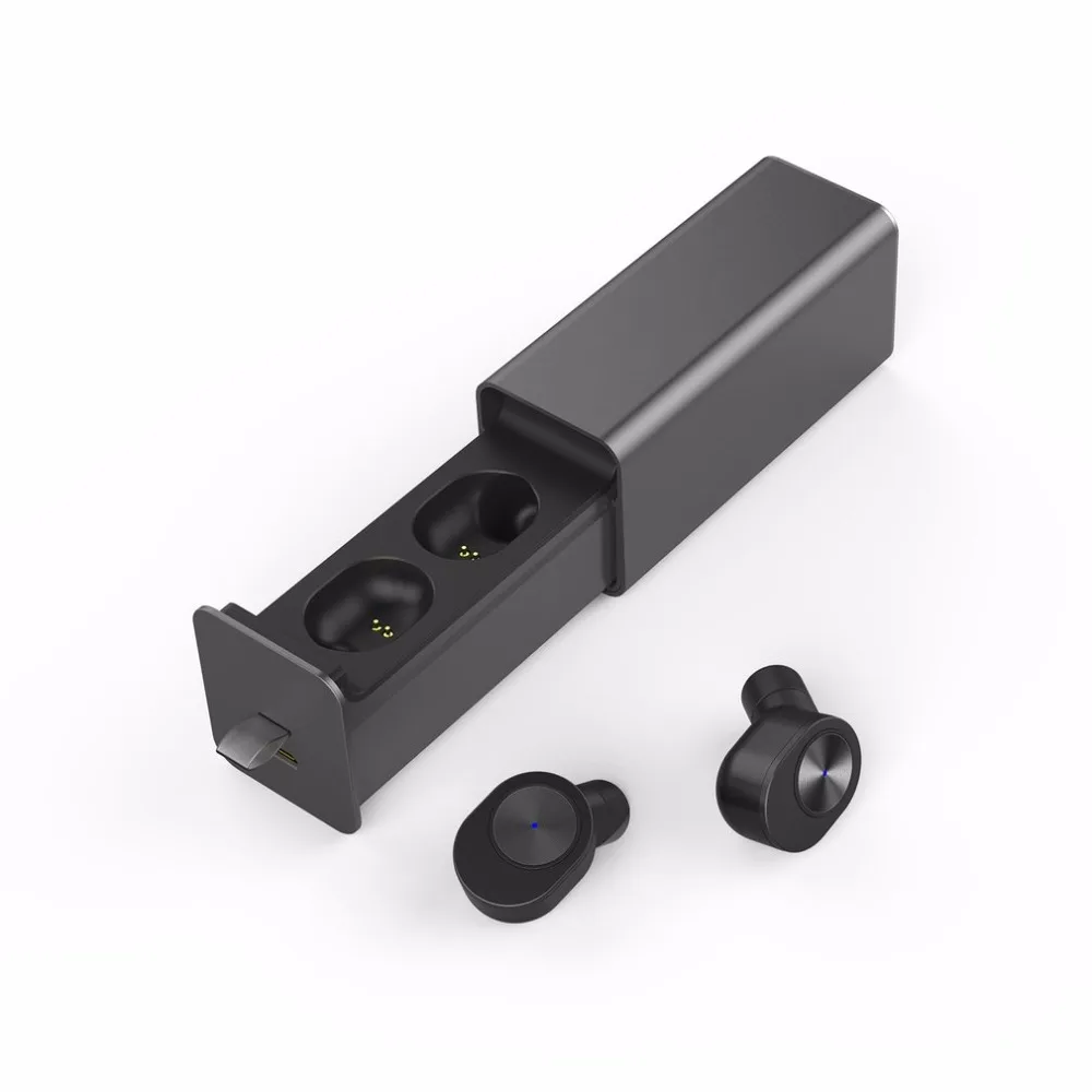 QP-W10 Bluetooth V4.2 Близнецы настоящие беспроводные наушники-вкладыши с одним ключом управления наушники с магнитным зарядным устройством