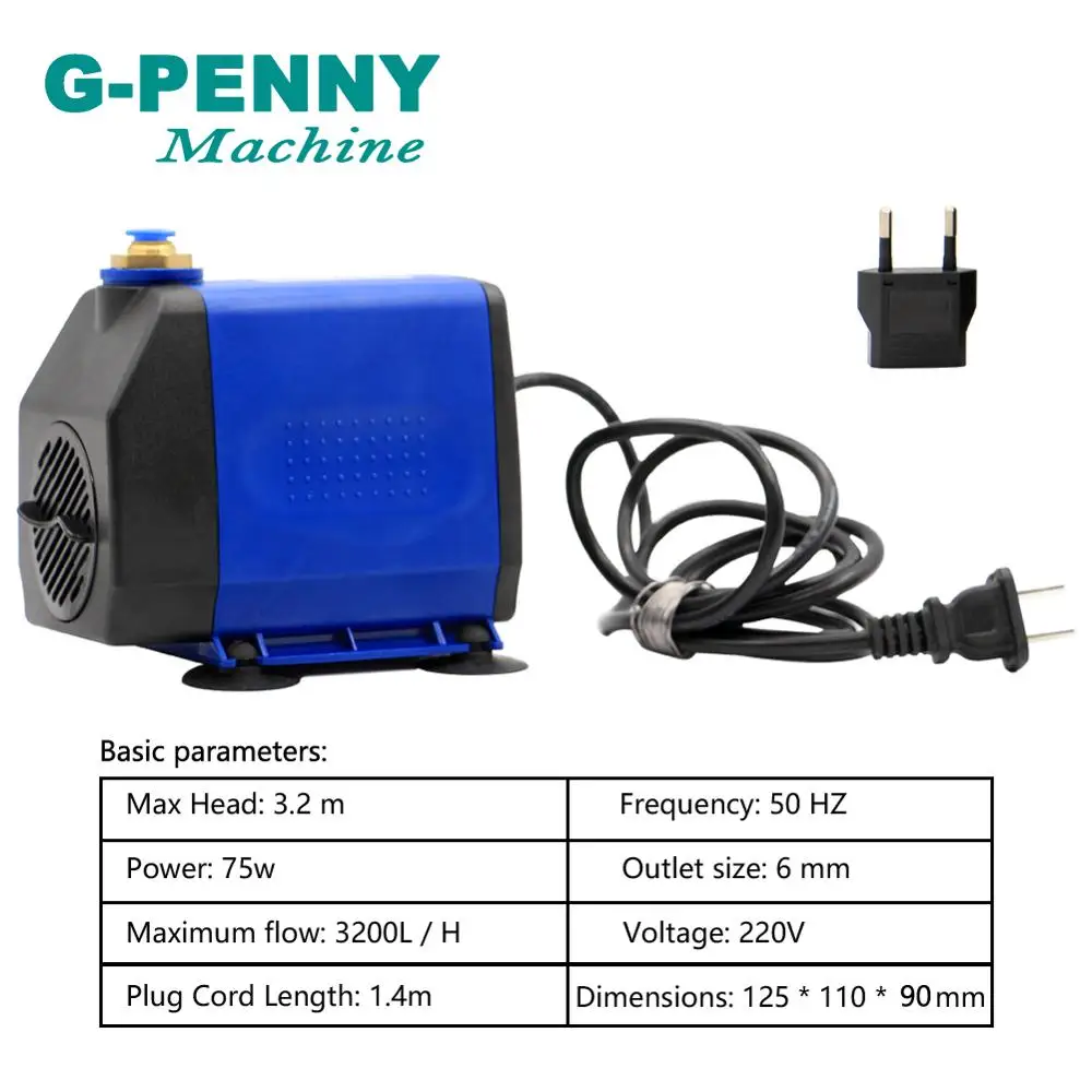 CNC ER20 3.2KW с водяным охлаждением мотор шпинделя с Фуллинг 3.7KW переменной частоты VFD инвертор 100 мм зажимной кронштейн-насос