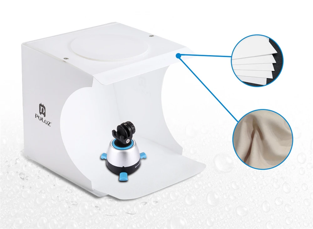  Mini 2 LED Light Room Photo Studio Lighting Tent Backdrop Cube Box