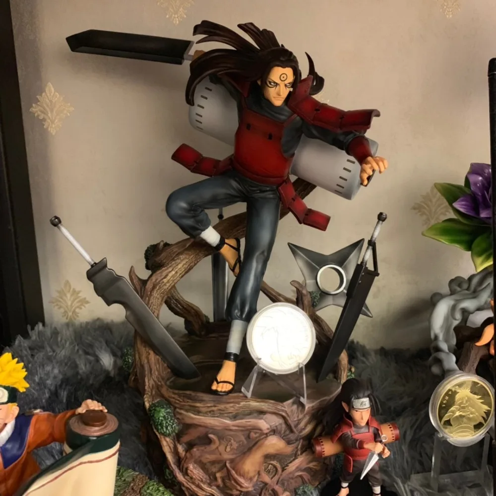 1" Аниме Наруто Shodai Hokage Senju Hashirama GK статуя смолы фигурка Коллекция Модель Кукла подарок X4222