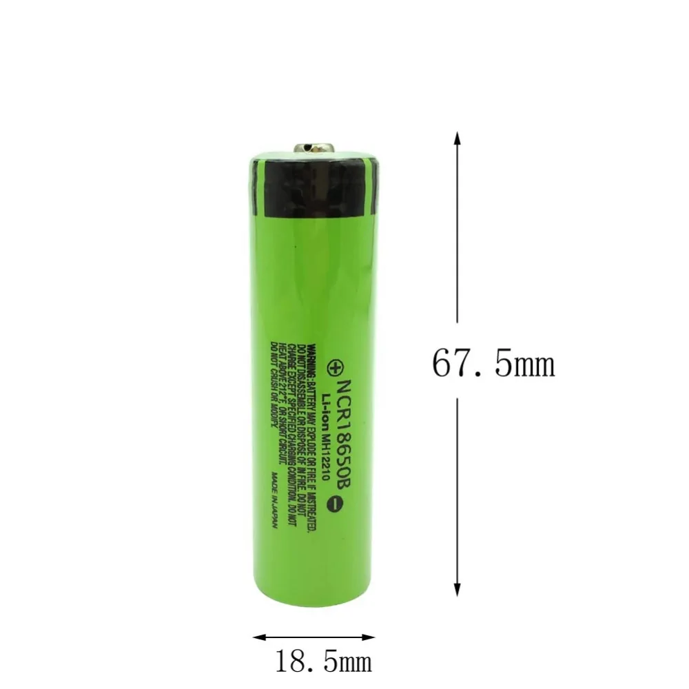 Аккумулятор 18650 NCR18650B 3,7 V 3400 mAh литий-ионная аккумуляторная батарея(кнопка сверху