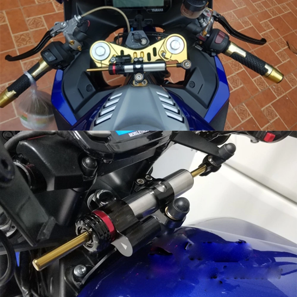 Для HONDA CBR600RR CBR600 RR CBR 600 600RR 2005- Универсальный алюминиевый мотоциклетный демпфер рулевое управление стабилизация безопасности