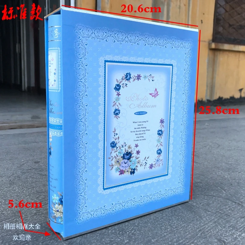 Фотоальбом Insert-page 4D 6-inch 200 фотоальбомы Семейные дети взрослеют 6-дюймовый фотоальбом память сувенир поделки альбом