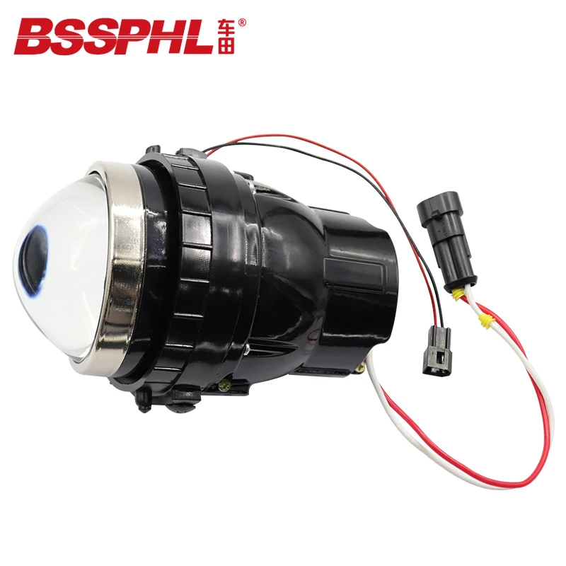 BSSPHL Car-styling Retrofit light 2.8 HD Bi-xenon LED fog lamp lens fit for Volkswagen Sagitar 06-14 Sagitar 06-11 Golf 6 Golf 5