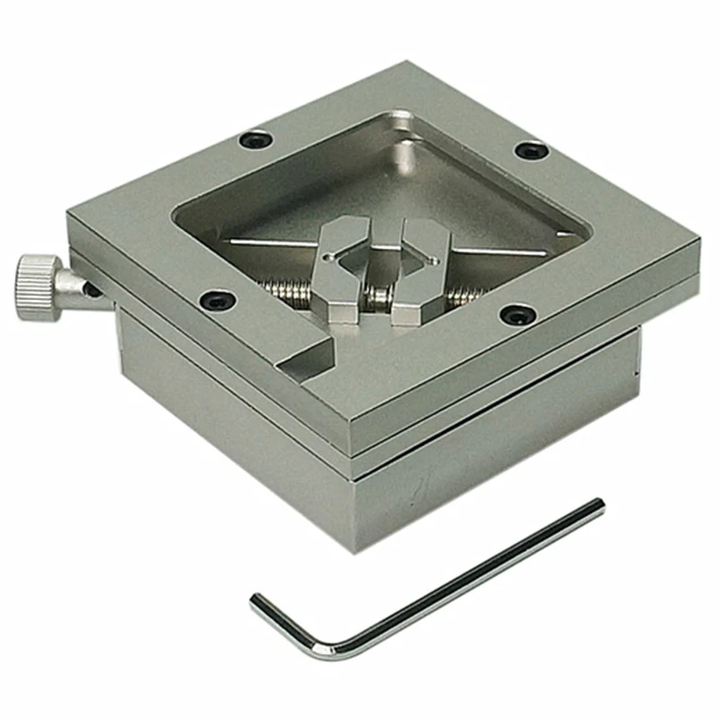 

90Mm Silver Bga Reballing Station Stencils Template Holder Fixture Jig For Pcb Chip Soldering Rework Repair
