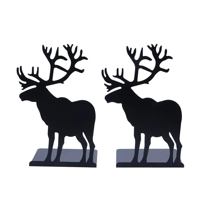 

Elk Non-skid Bookends Art Bookend,1 Pair (Black)