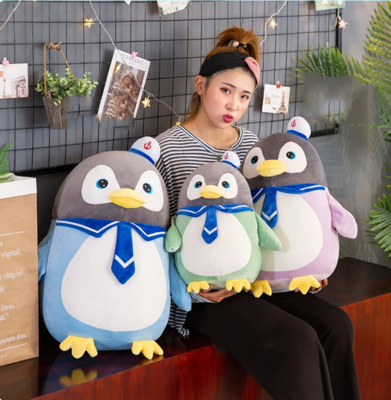 green penguin plush
