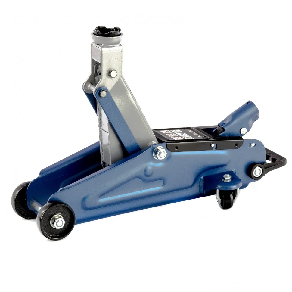 Домкрат подкатной STELS 51127 (Грузоподъемность 2 т, высота подхвата 140 мм, высота подъема 340 мм, клапан защиты от перегрузки, усиленная конструкция)