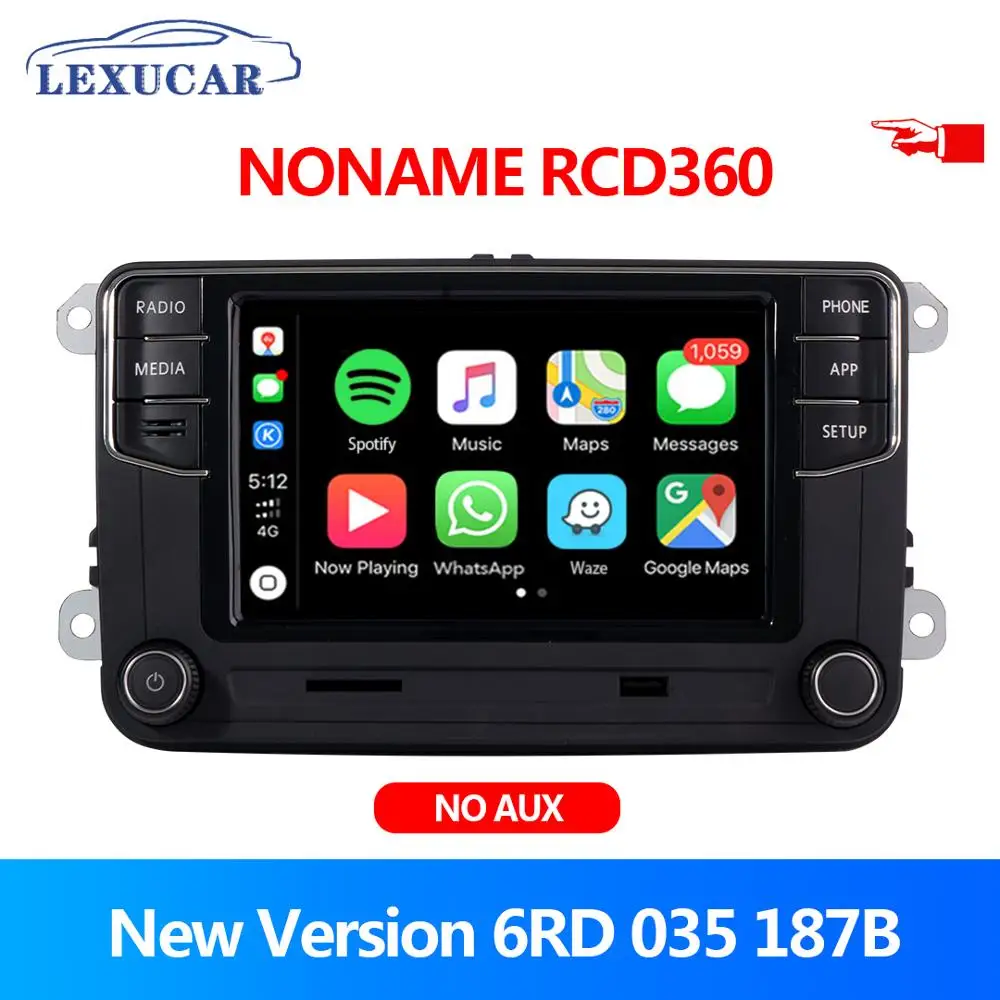 RCD360 RCD 360 Carplay 6RD 035 187B MIB Автомагнитола Mirrorlink для VW Golf 5 6 Jetta MK5 MK6 Polo passat B6 B7 CC Tiguan