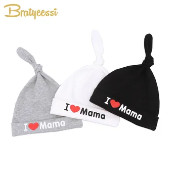 

Cotton Newborn Hat Baby Beanie Cute Soft Elastic Baby Cap Newborn Photography Props Infant Accessories