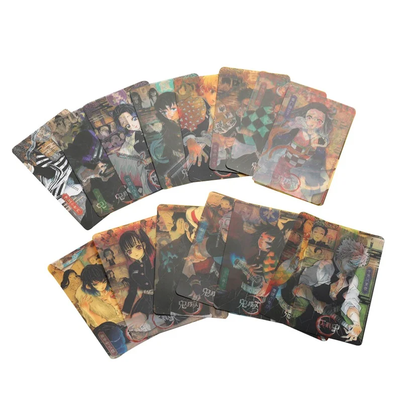 16 unids/set Anime demonio Cazavampiros: Kimetsu No Yaiba tarjeta foto álbum cartel tarjeta transparente