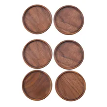 6 шт. деревянные подставки под столовые приборы Декор Круглый жаростойкий коврик для напитков домашний стол чайная подставка для кофейной чашки