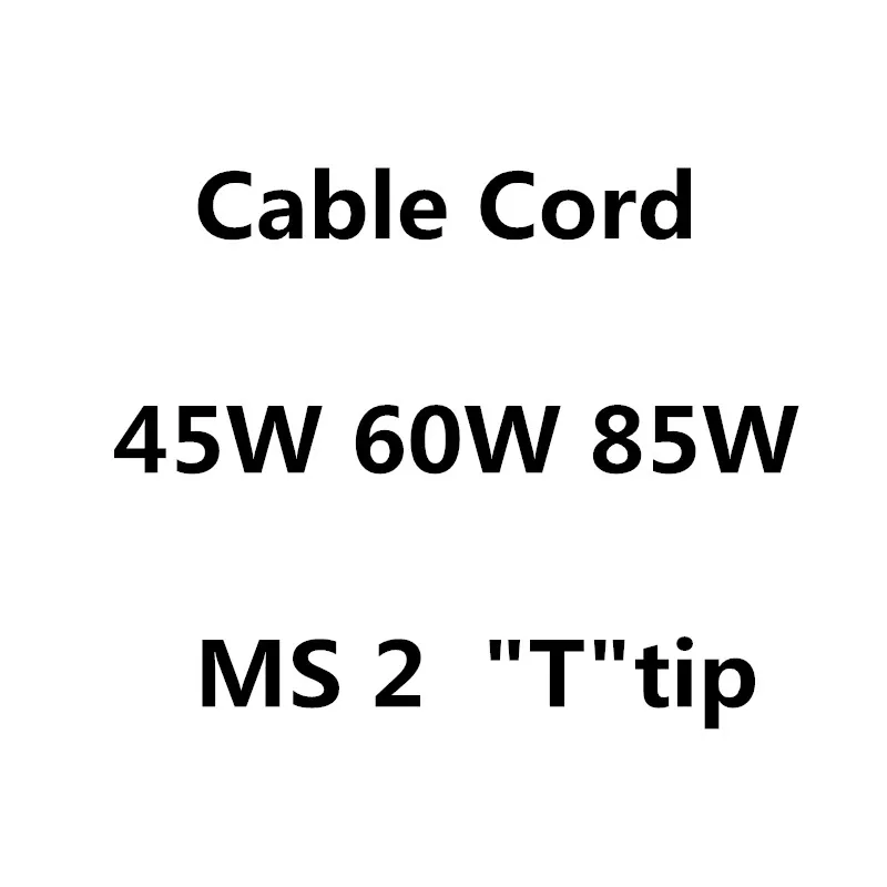 

MLLSE New Replacement T tip MacSaf *2 Cable Cord For Apple Macbook Retina Pro Air 45W 60W 85W Power Adapter Charger