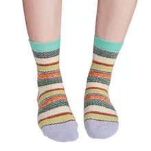 5 пар теплых зимних плотных полосатых вязанных шерстяных носков носки унисекс с геометрическим рисунком