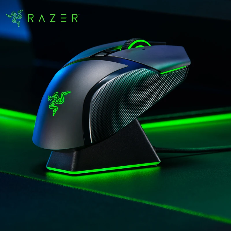 Razer Mouse Chroma Dock Dock Doca Magnética com Status de Carga Iluminação Rgb Cromada Pés Gecko Antiderrapantes - Imagem 6