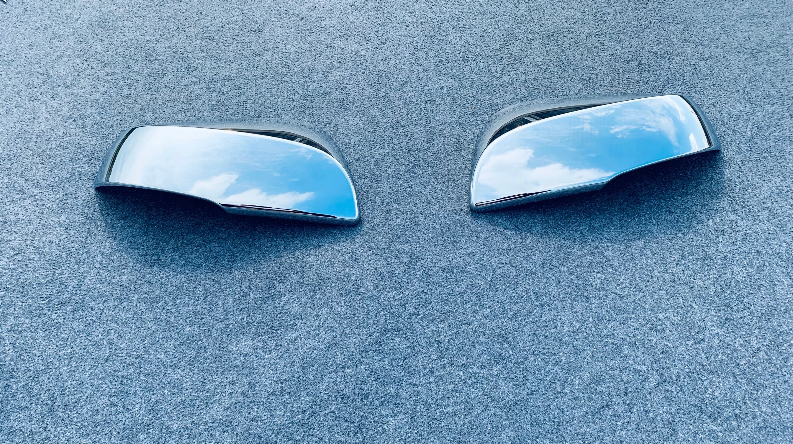 Chrome Side Rearview Mirror Cover Trim For 2020 2022 Toyota Highlander ...