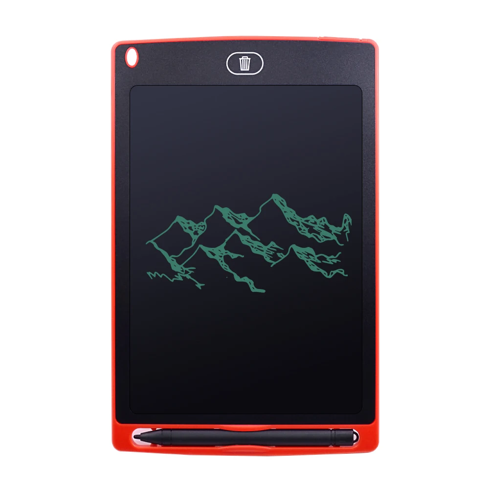 CHIPAL цифровой 8,5 дюймовый ЖК-планшет для рисования графический планшет электронная доска для рукописного ввода графические планшеты - Цвет: Red