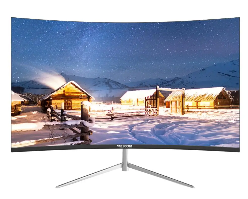 24 дюйма 1920x1080 p LCD TFT/LCD гибочный монитор PC 75 hz hd игры/монитор Q24 &quotVGA/HDMI C2463 черный