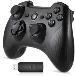 Wireless Controller for PC, EasySMX PC PS3 Gamepad Controller Joystick with Dual-Vibration Turbo and Trigger Buttons for Wireless Controller for PC, EasySMX PC PS3 Gamepad Controller Joystick with Dual-Vibration Turbo and Trigger Buttons for
