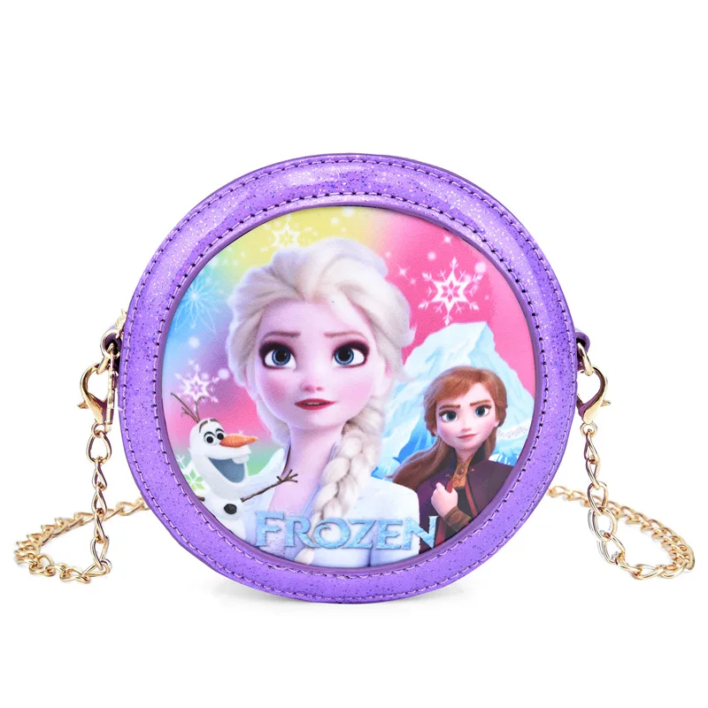 Disney Новая модная детская сумка на плечо с блестками, модная Милая Детская сумка-мессенджер принцессы - Цвет: 3