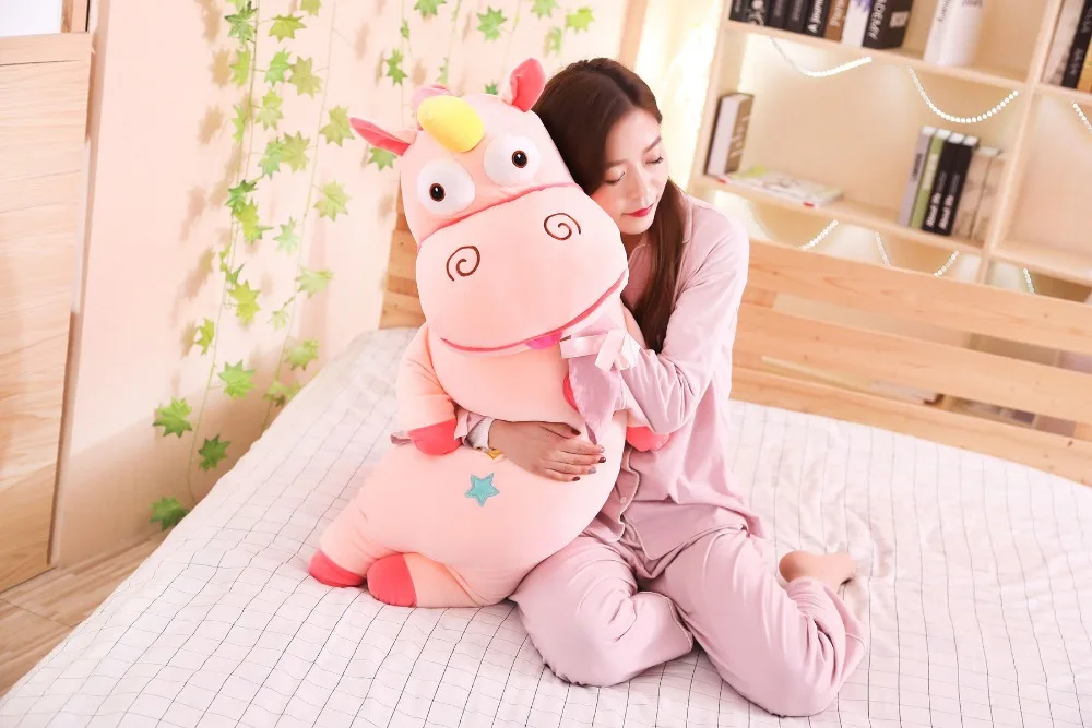60 см Kawaii мягкая подушка Единорог чучела животных детские плюшевые игрушки куклы надувные игрушки Дети подарок Игрушка Дети ребенок подарок на день рождения