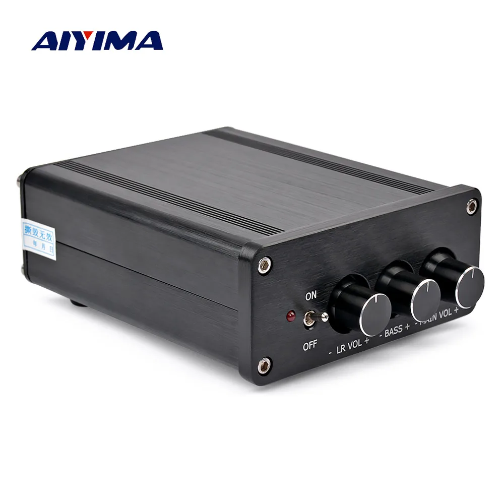 Цифровые усилители AIYIMA 2 1 TPA3116 класса D аудиоплата мини-сабвуфер усилитель