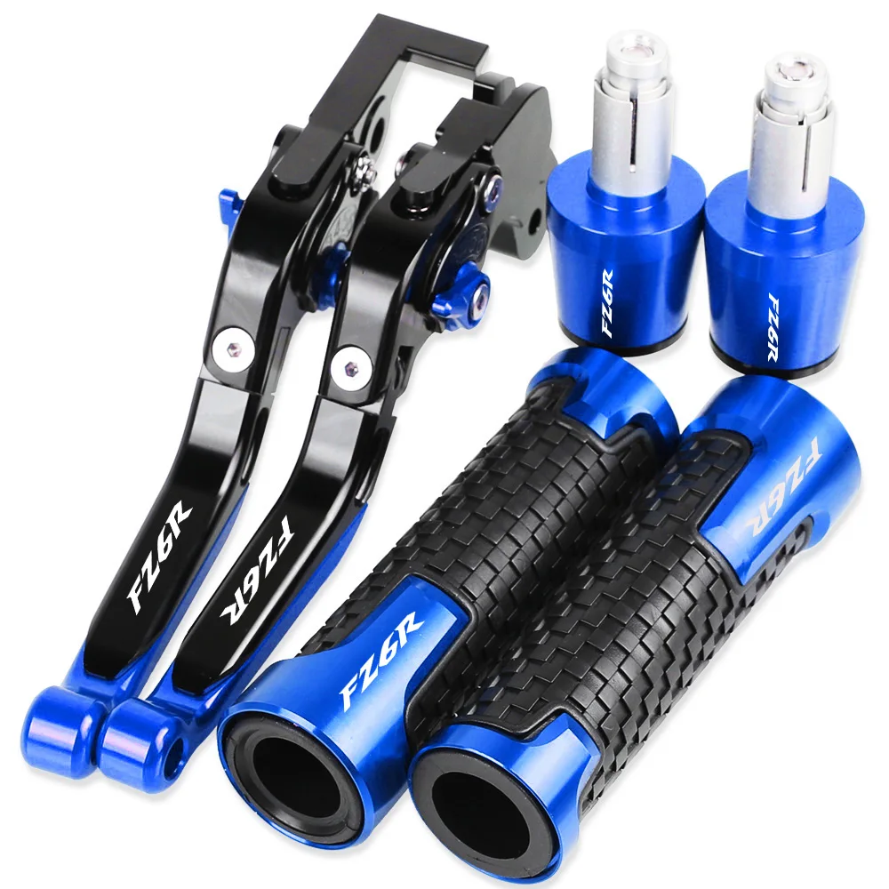 

Motorcycle Aluminum Brake Clutch Levers Handlebar Hand Grips ends For YAMAHA FZ6R 2009 2010 2011 2012 2013 2014 2015 2016 2017