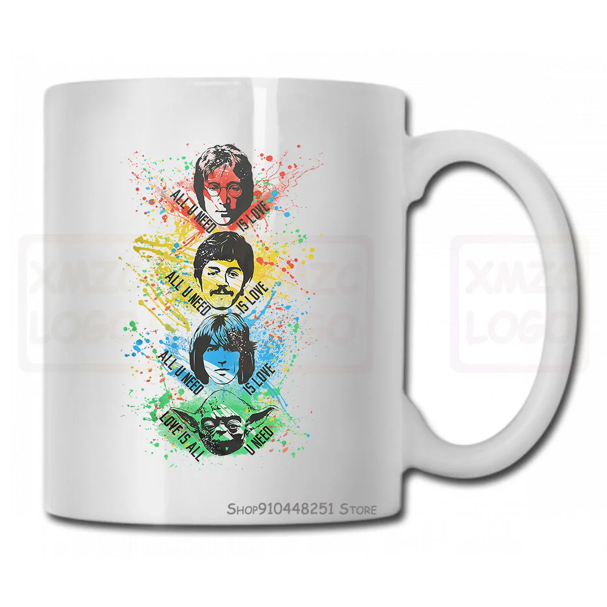 Кружка с забавным рисунком Love Is All You Need модная футболка Beatle_S Cool X Звездный Тройник