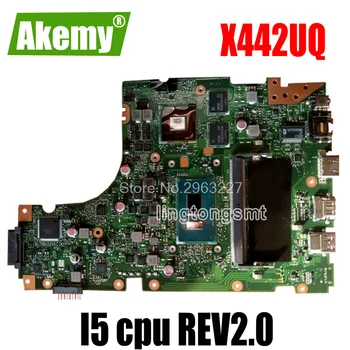 

For Asus X442 X442U X442UQ Laptop motherboard with processor I5 cpu REV2.0 Mainboard 100% Tested