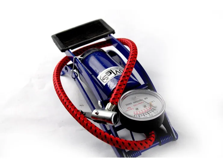 Wholesale New Style Upgraded Foot Tire Pump General Pedal Bicycle Car Bike Pump with Barometer