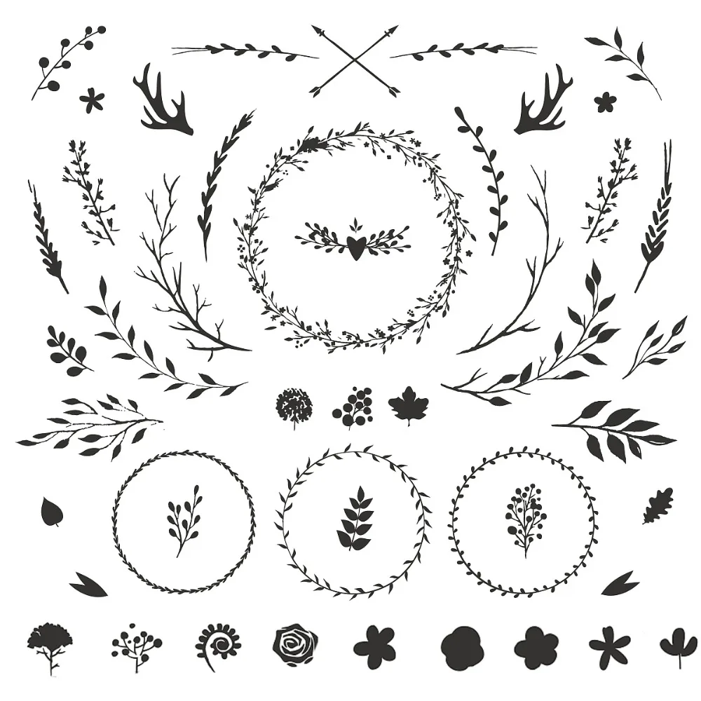 Drinking Leaf Clear Stamps/Seal For DIY Scrapbooking Decorative Card Making Craft Fun Decoration Supplies