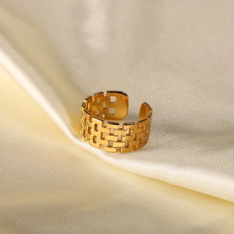 Watchband Open Ring Girls Matching Rings for Women Anillos Jewelry Sets Bague Femme Ringen Fashion Gift 2021