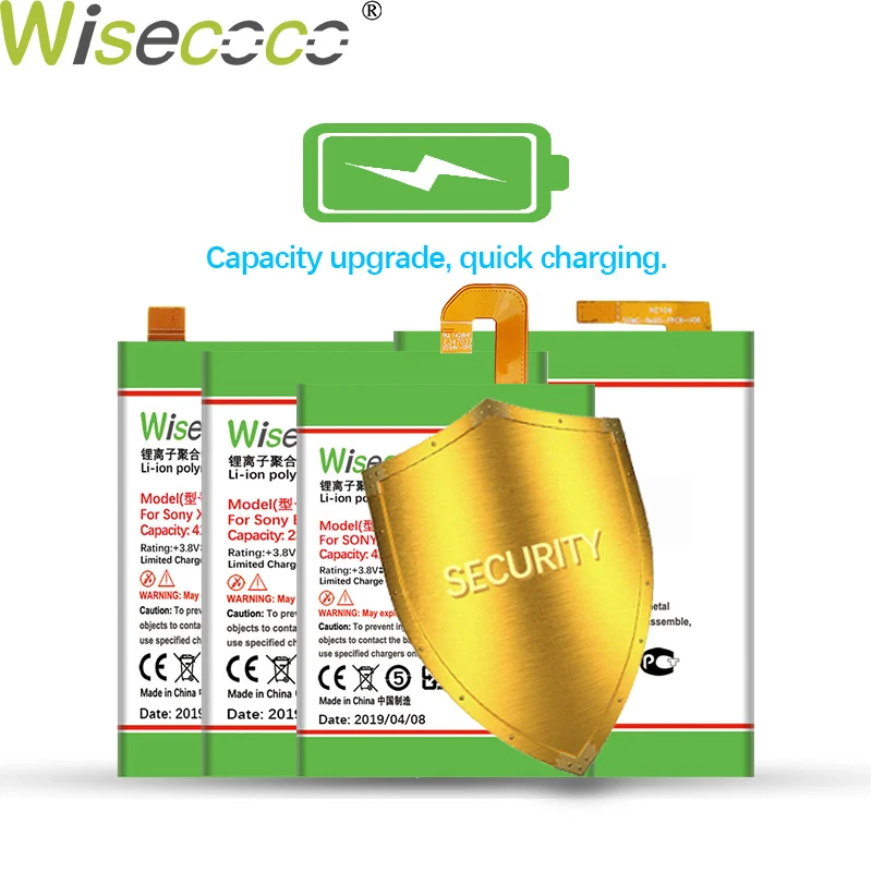 Wisecoco 1300 мАч X10 мини батарея для SONY Xperia X10Mini K850i E10i Pro W580i телефон последняя продукция